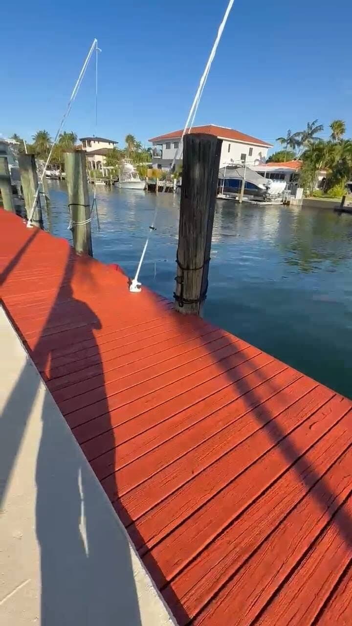 Restoring a Weathered Dock at a South Florida Waterfront Estate