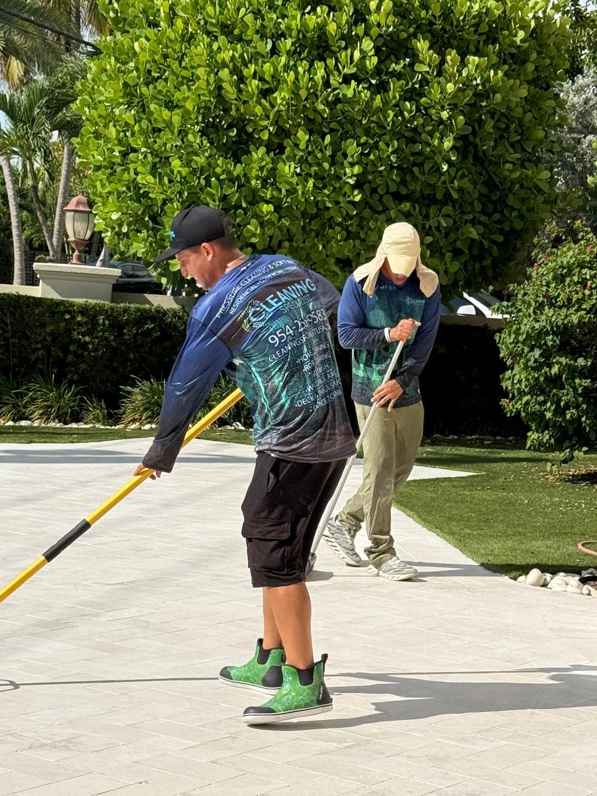 Our crew on the job
