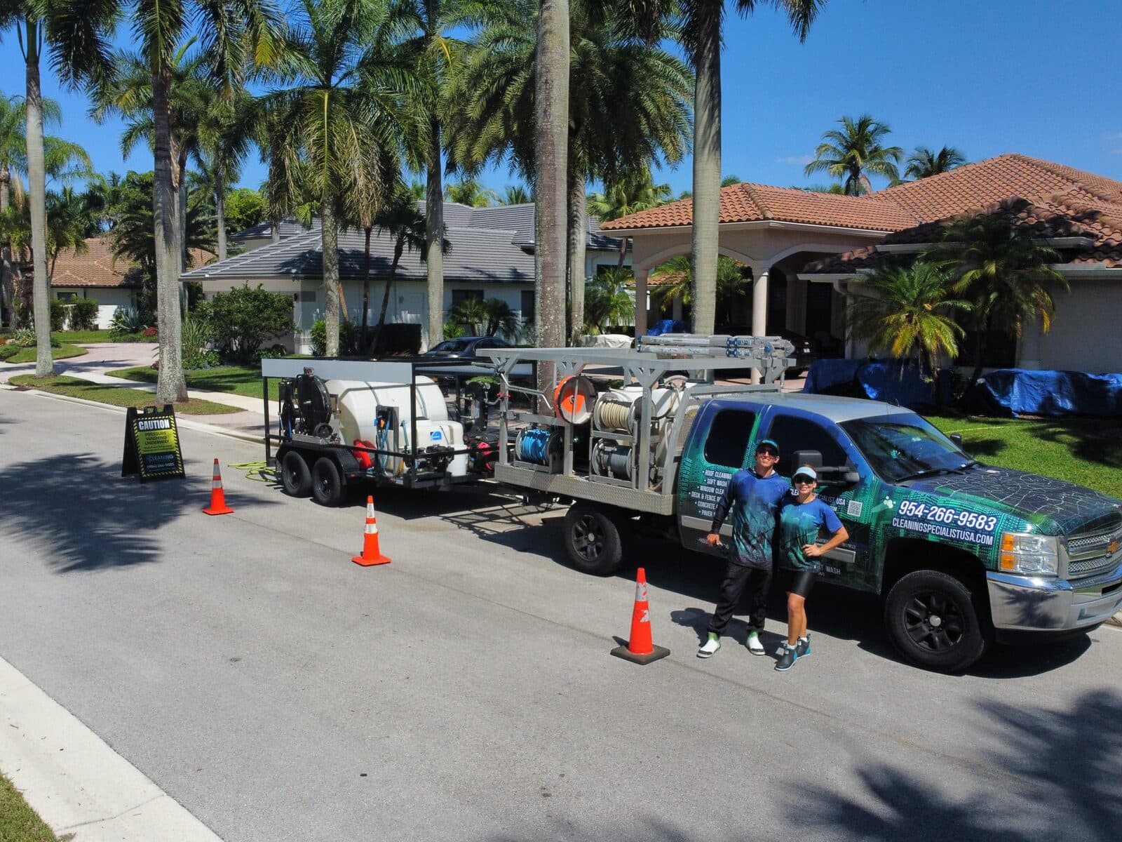 Our crew on the job
