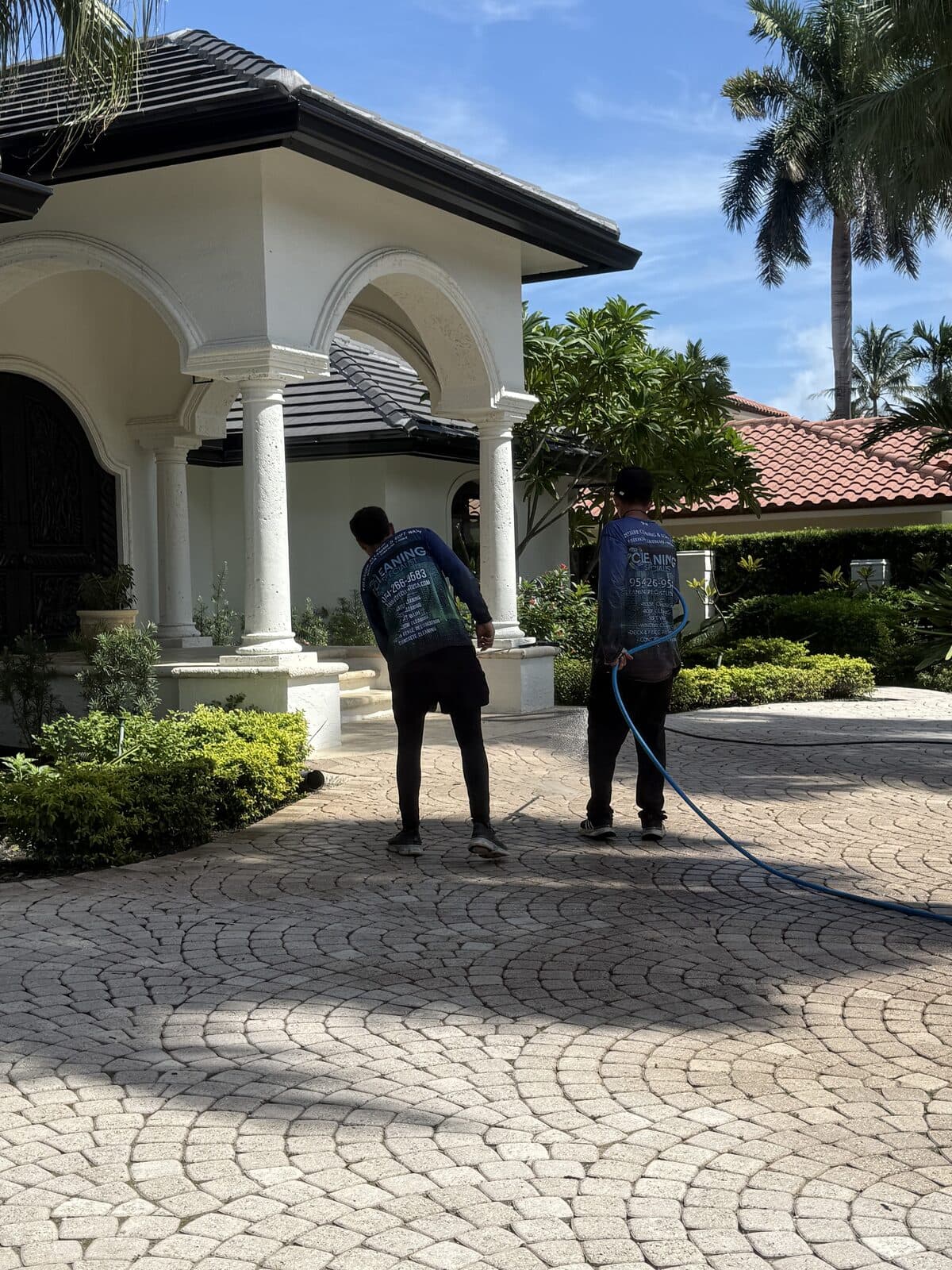 Our crew on the job