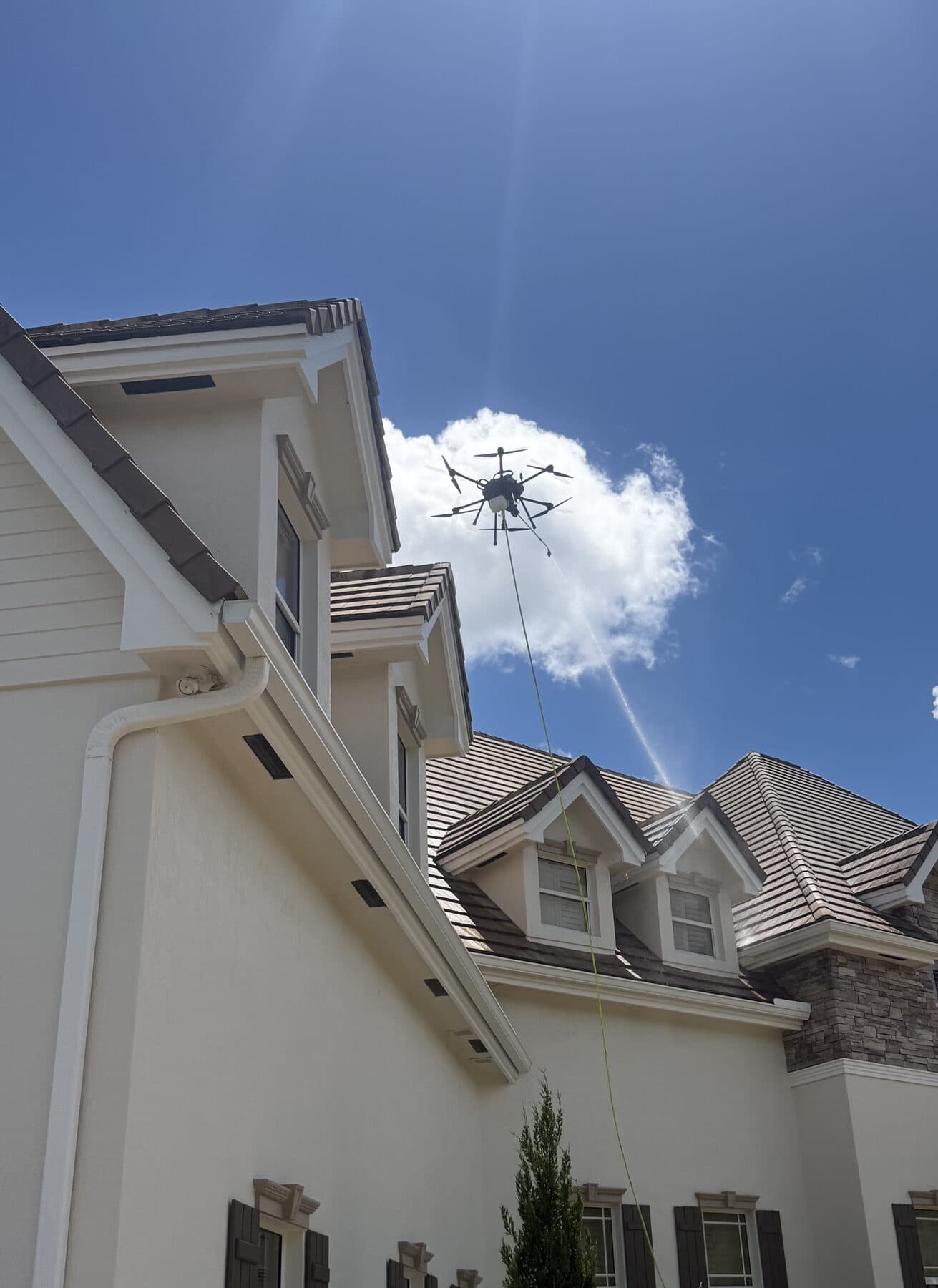 Drone-assisted inspection