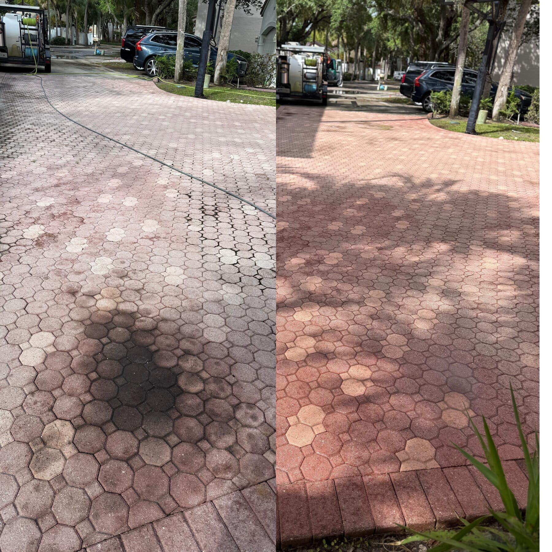 Pavers — before & after