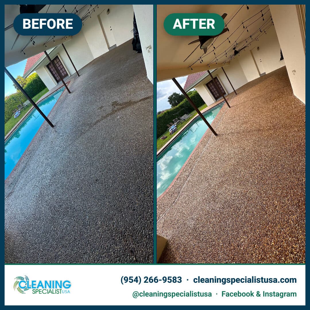 Pavers - before & after