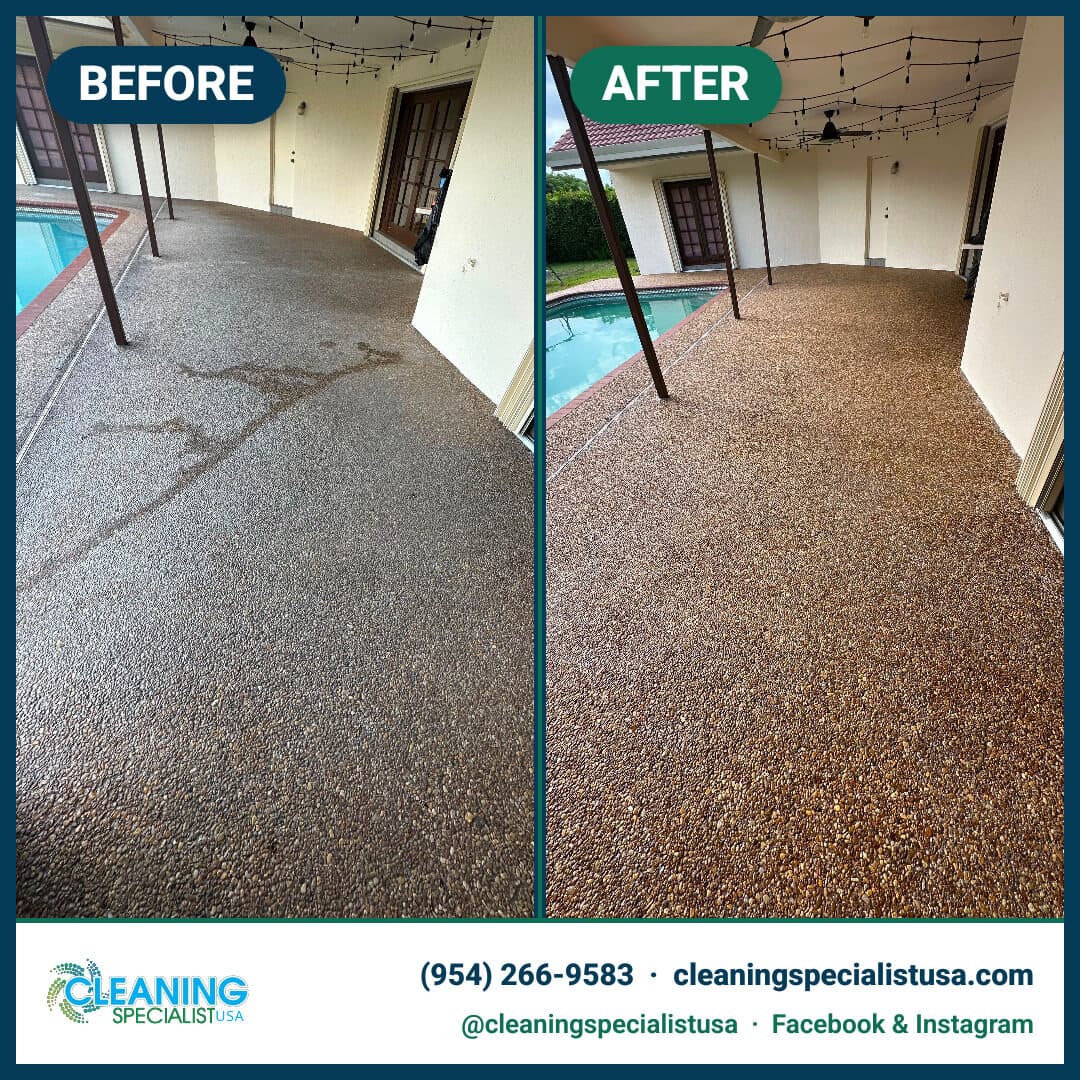 Pavers - before & after